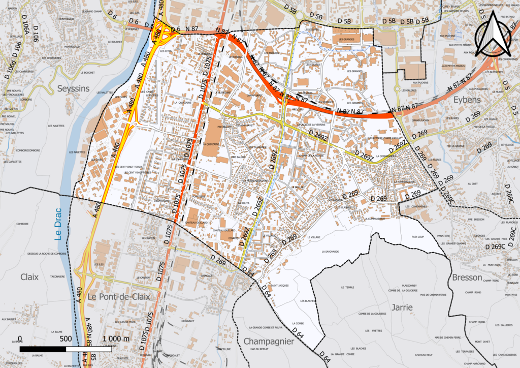 Pose de borne de recharge Échirolles