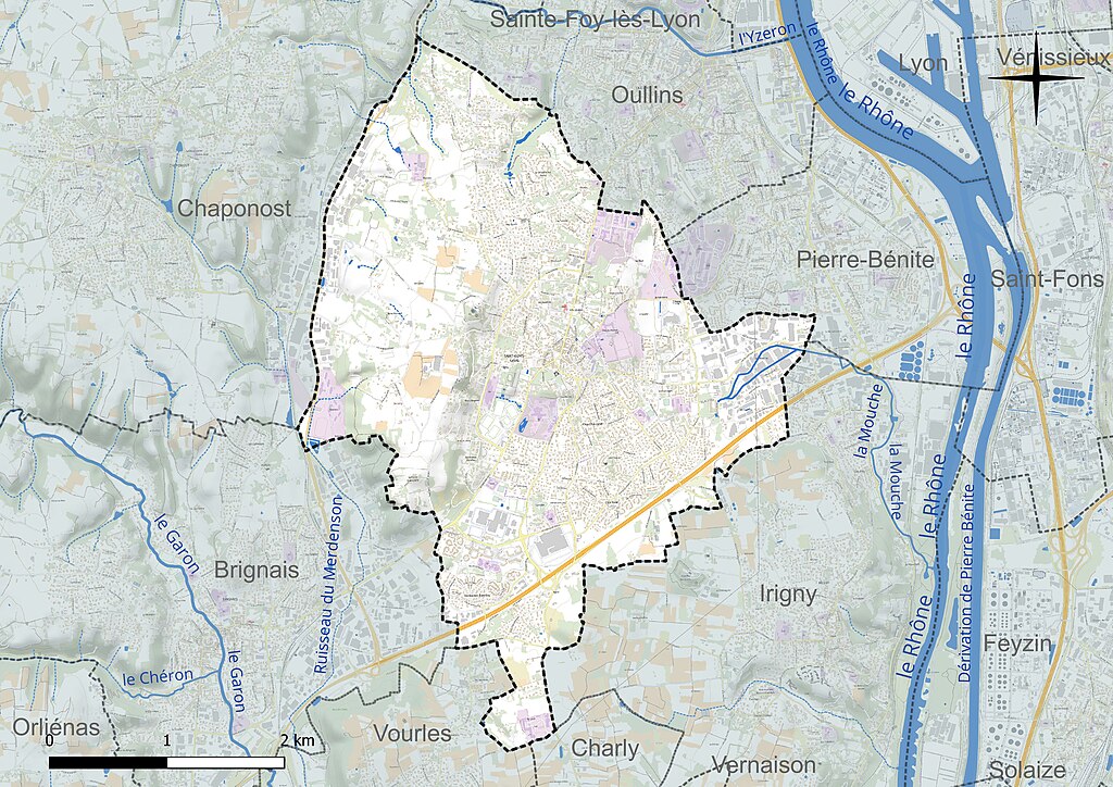 Pose de borne de recharge Saint-Genis-Laval