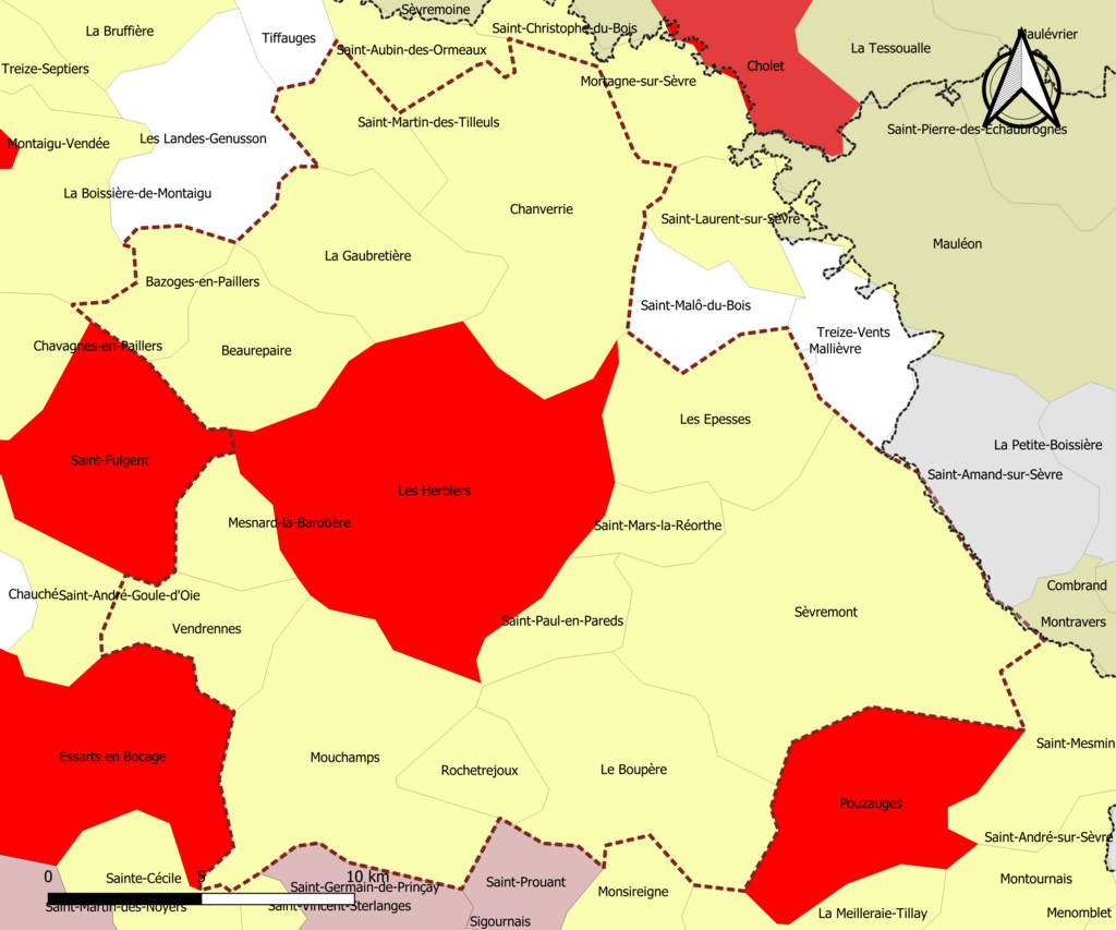Pose de borne de recharge Les Herbiers