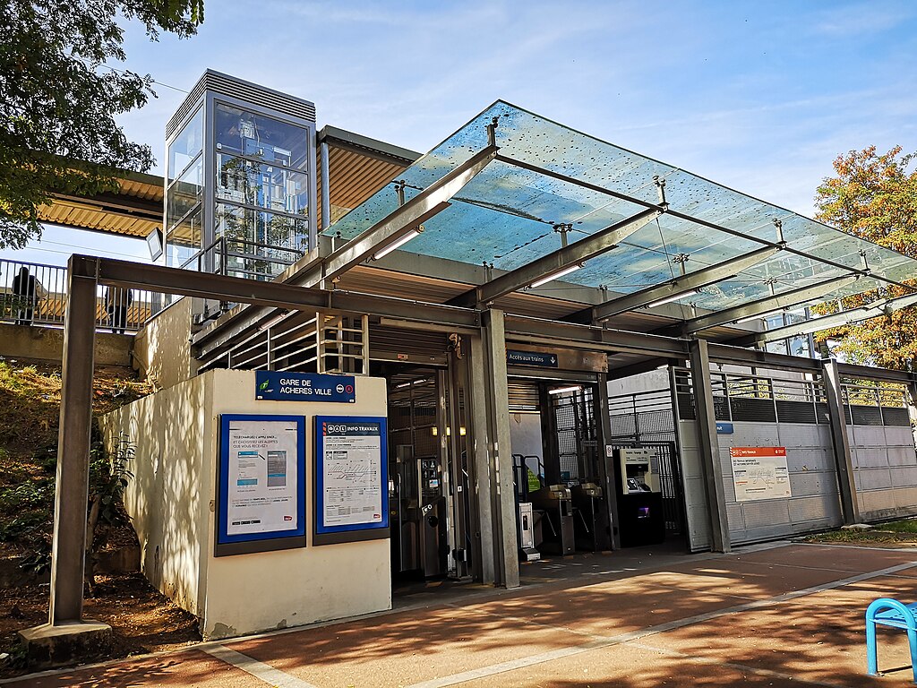 Pose de borne de recharge Achères