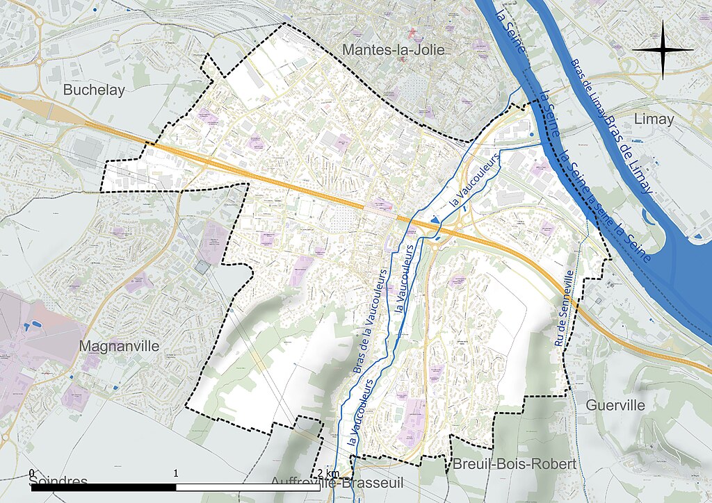 Pose de borne de recharge Mantes-la-Ville